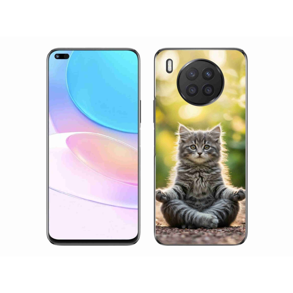 Gélový kryt mmCase na Honor 50 Lite - meditujúce mačiatko