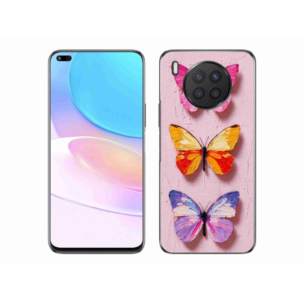 Gélový kryt mmCase na Honor 50 Lite - motýlia trojica