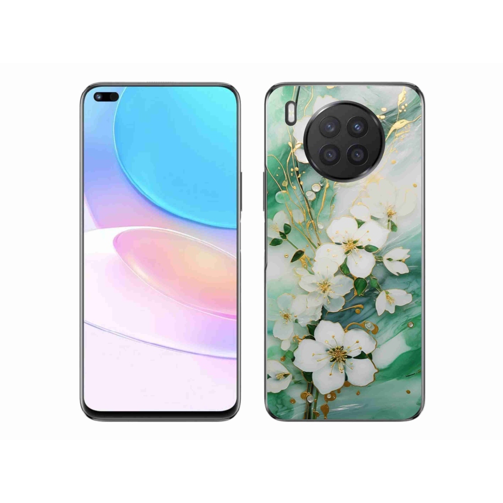 Gélový kryt mmCase na Honor 50 Lite - nežné kvety