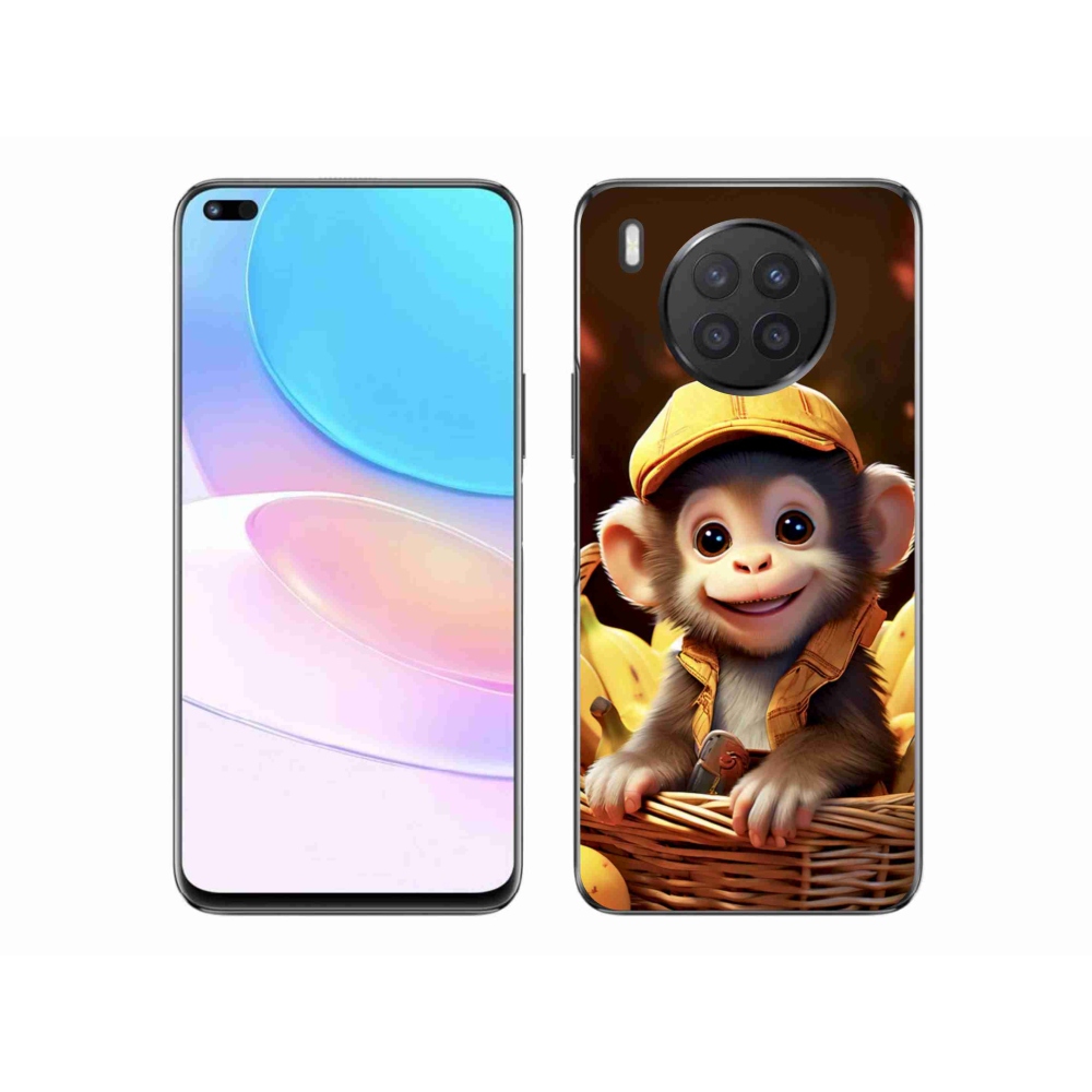 Gélový kryt mmCase na Honor 50 Lite - opice v košíku
