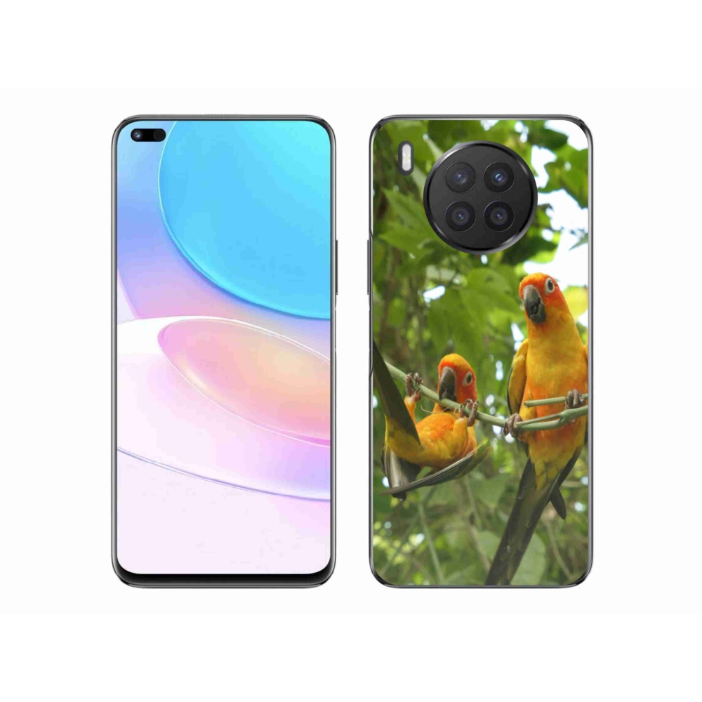 Gélový kryt mmCase na Honor 50 Lite - papagáje aratingy