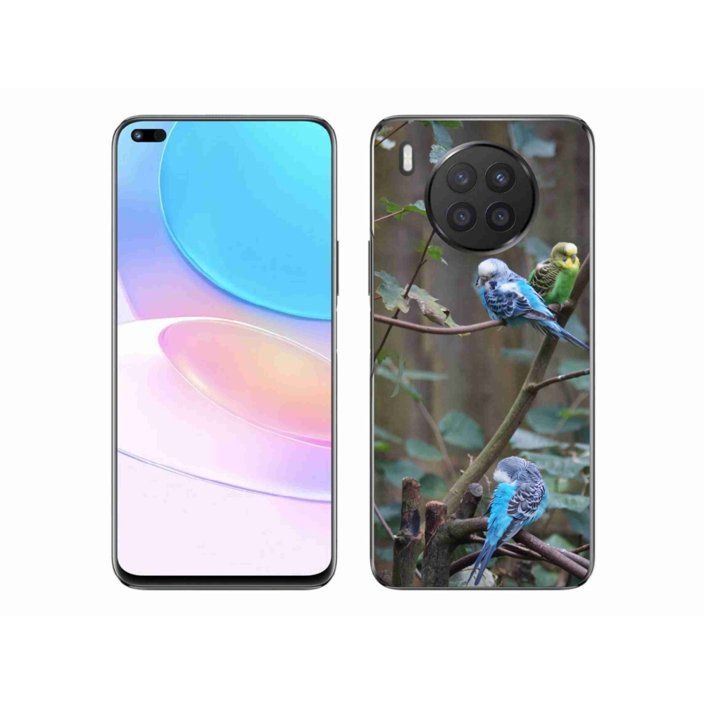 Gélový kryt mmCase na Honor 50 Lite - papagáje na vetve