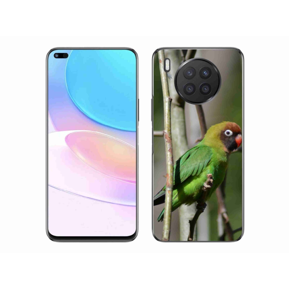 Gélový kryt mmCase na Honor 50 Lite - papagáj agapornis
