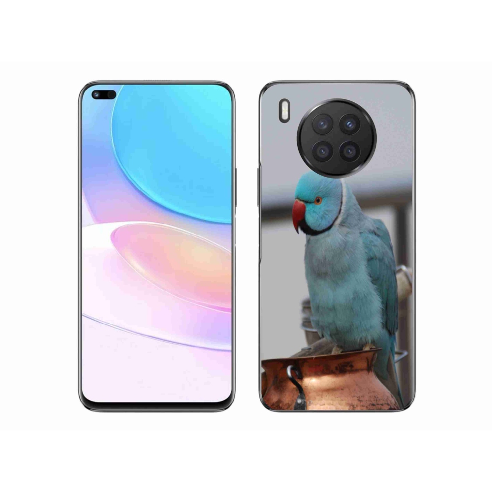 Gélový kryt mmCase na Honor 50 Lite - papagáj Alexandr modrý