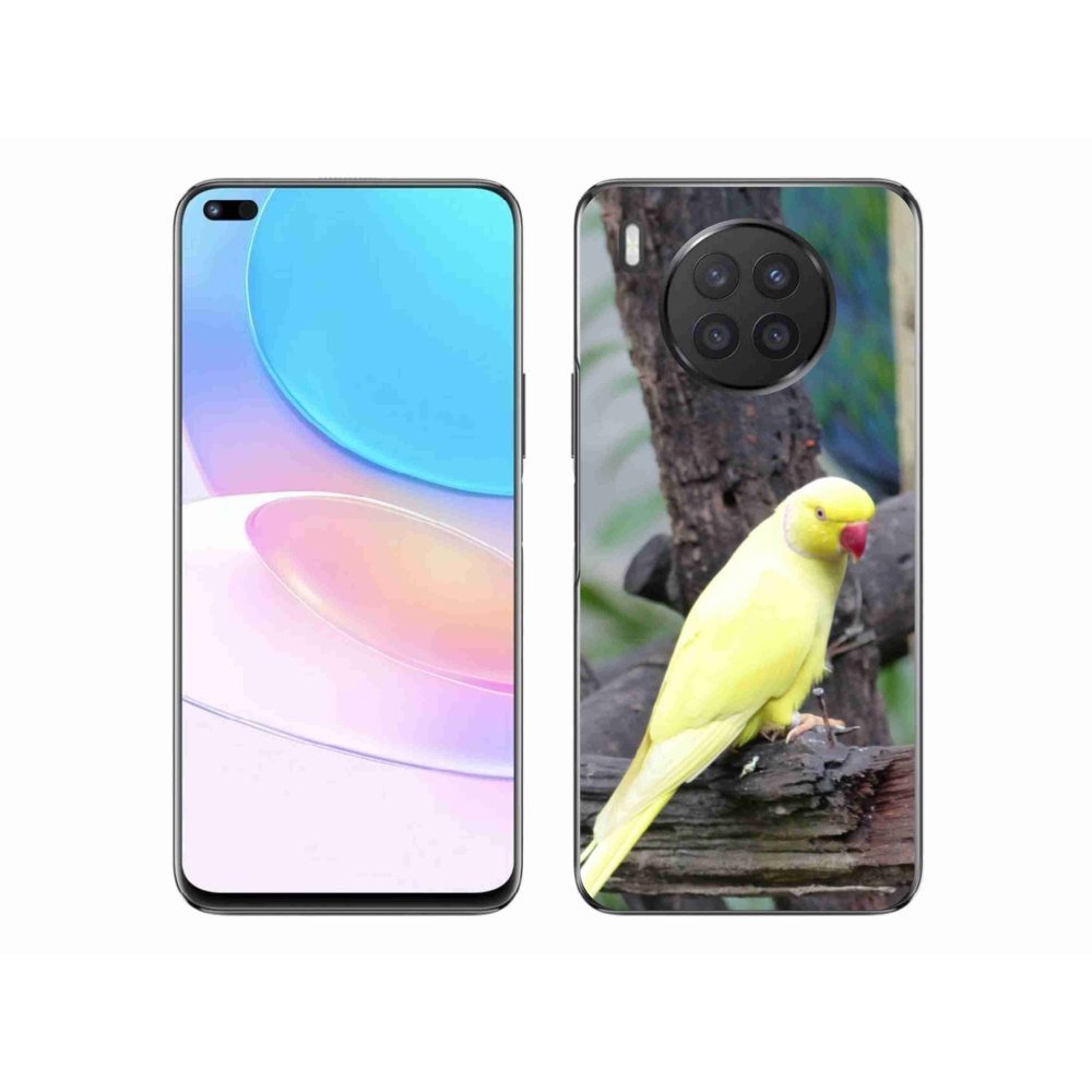 Gélový kryt mmCase na Honor 50 Lite - papagáj alexander žltý