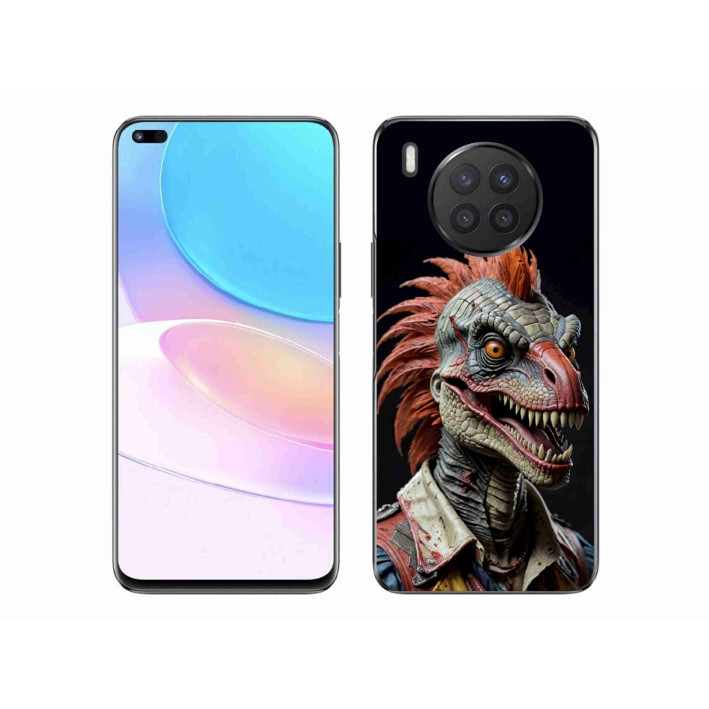 Gélový kryt mmCase na Honor 50 Lite - punk dinosaurus