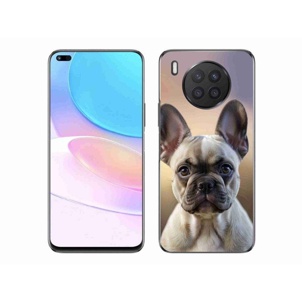 Gélový kryt mmCase na Honor 50 Lite - roztomilý francúzsky buldoček