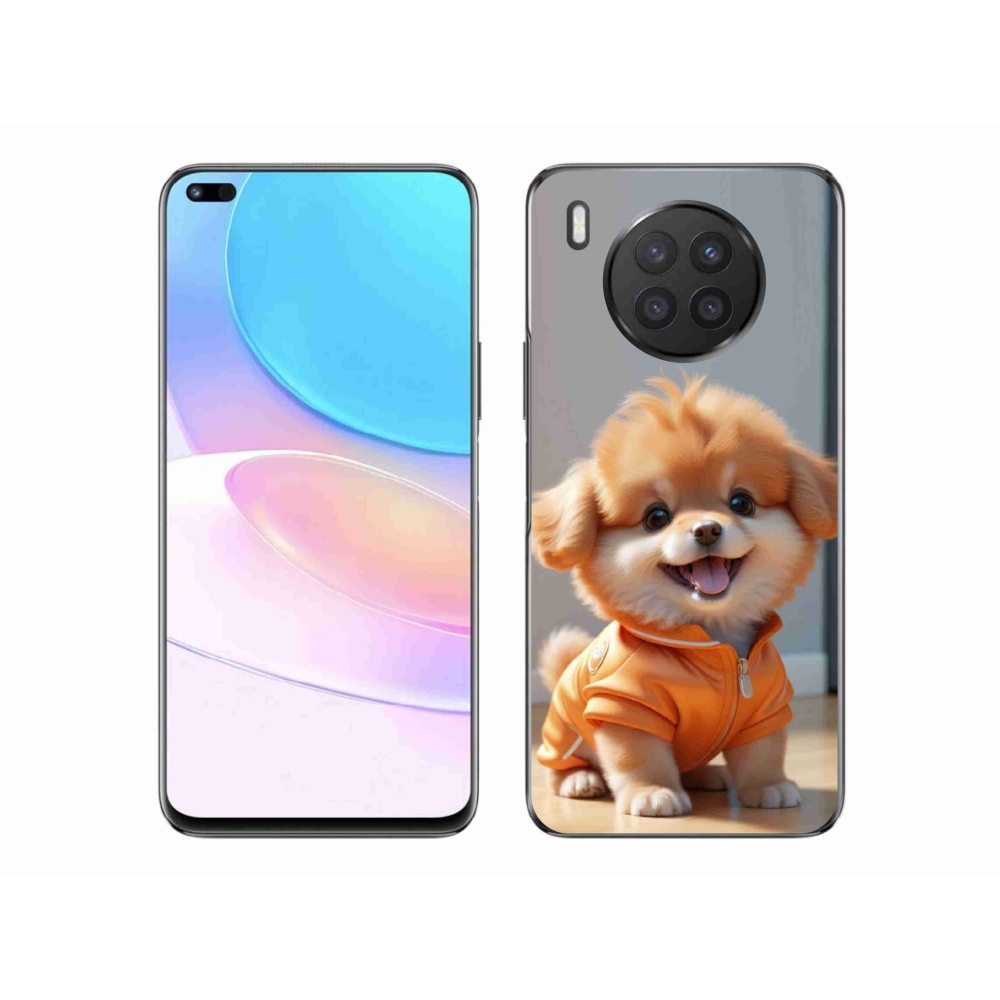 Gélový kryt mmCase na Honor 50 Lite - roztomilý pomeranian v mikine