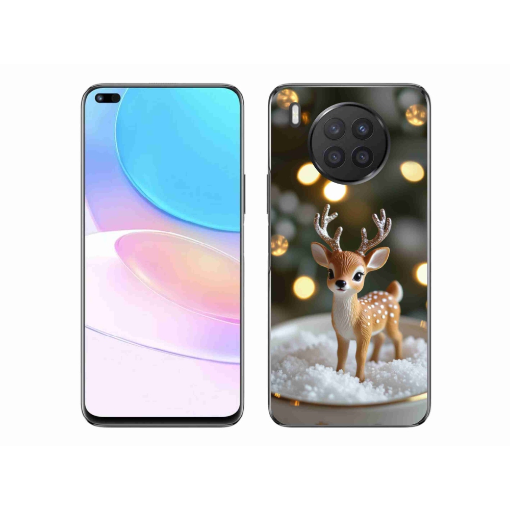 Gélový kryt mmCase na Honor 50 Lite - roztomilý vianočný jeleň