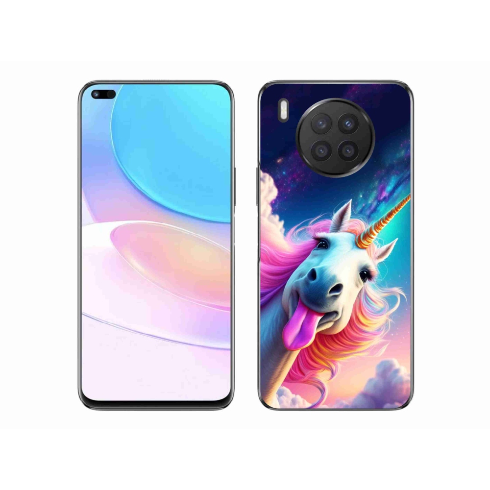 Gélový kryt mmCase na Honor 50 Lite - šialený jednorožec