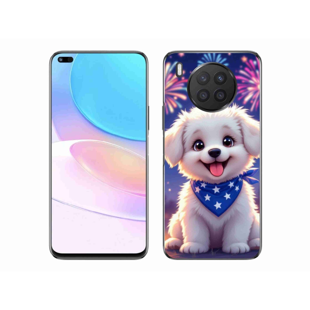 Gélový kryt mmCase na Honor 50 Lite - slávnostné šteňa