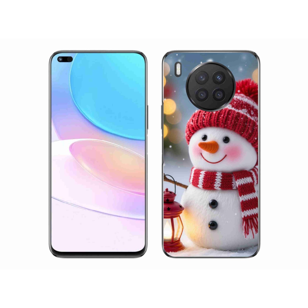 Gélový kryt mmCase na Honor 50 Lite - snehuliak 2