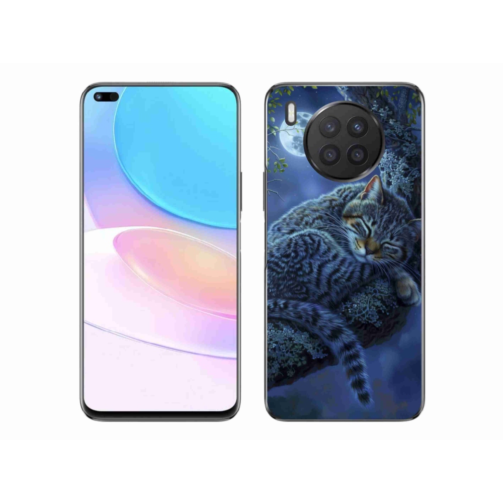 Gélový kryt mmCase na Honor 50 Lite - spiaca mačka