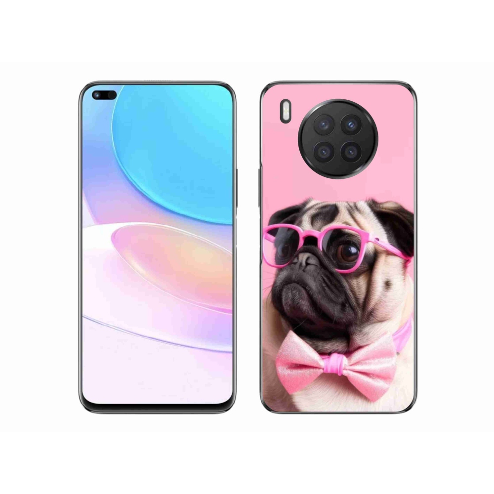 Gélový kryt mmCase na Honor 50 Lite - štýlový mops