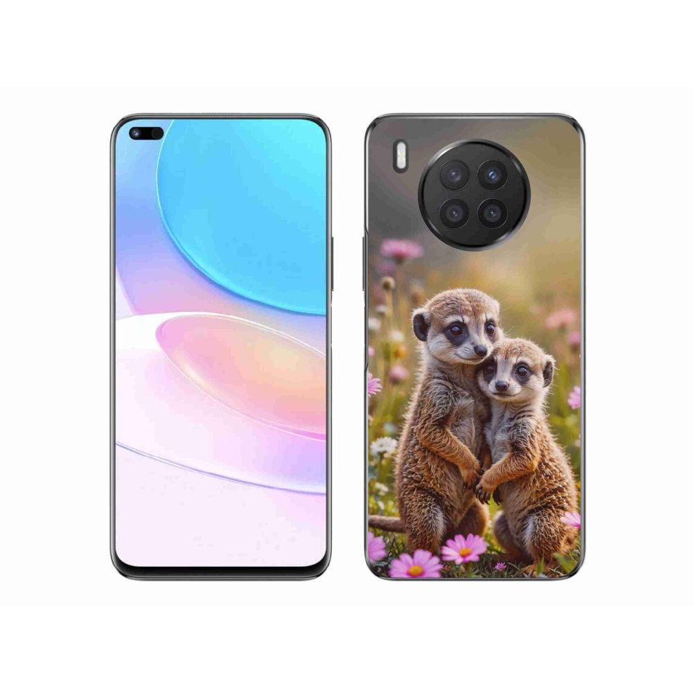 Gélový kryt mmCase na Honor 50 Lite - surikatí duo