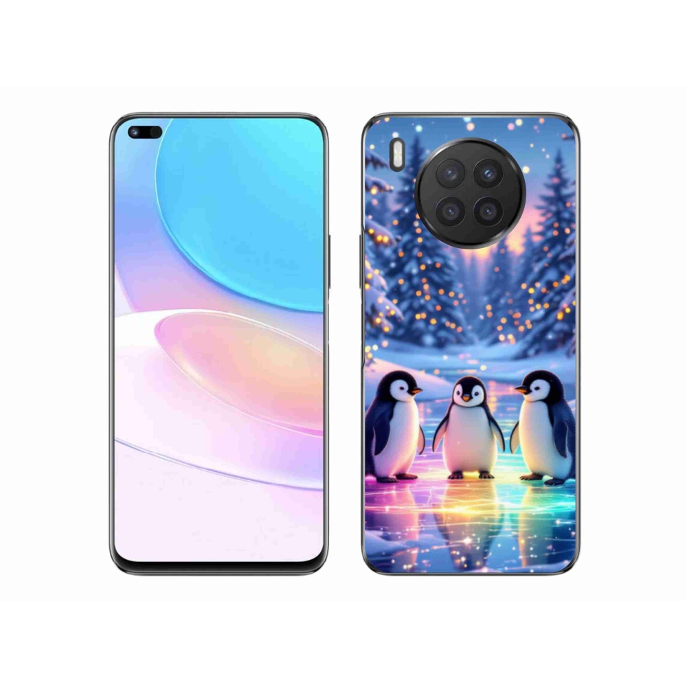 Gélový kryt mmCase na Honor 50 Lite - tučniaky