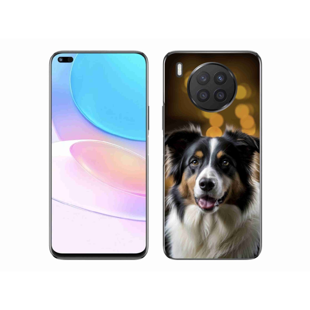 Gélový kryt mmCase na Honor 50 Lite - usmievavý austrálsky ovčiak