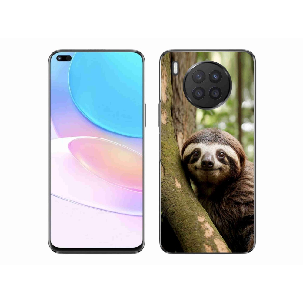 Gélový kryt mmCase na Honor 50 Lite - usmievavý leňochod