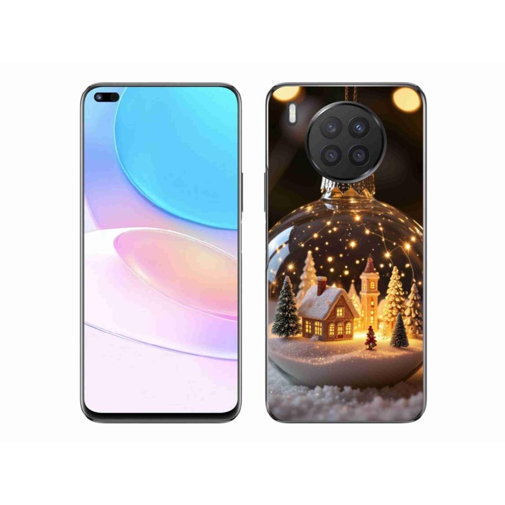 Gélový kryt mmCase na Honor 50 Lite - vianočné gule 3