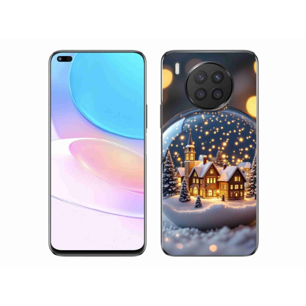Gélový kryt mmCase na Honor 50 Lite - vianočné gule 4