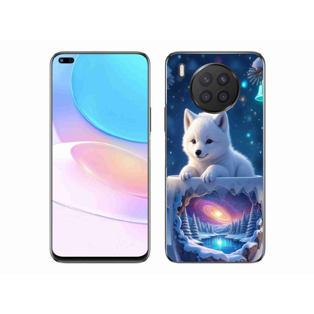 Gélový kryt mmCase na Honor 50 Lite - vianočné šteňa
