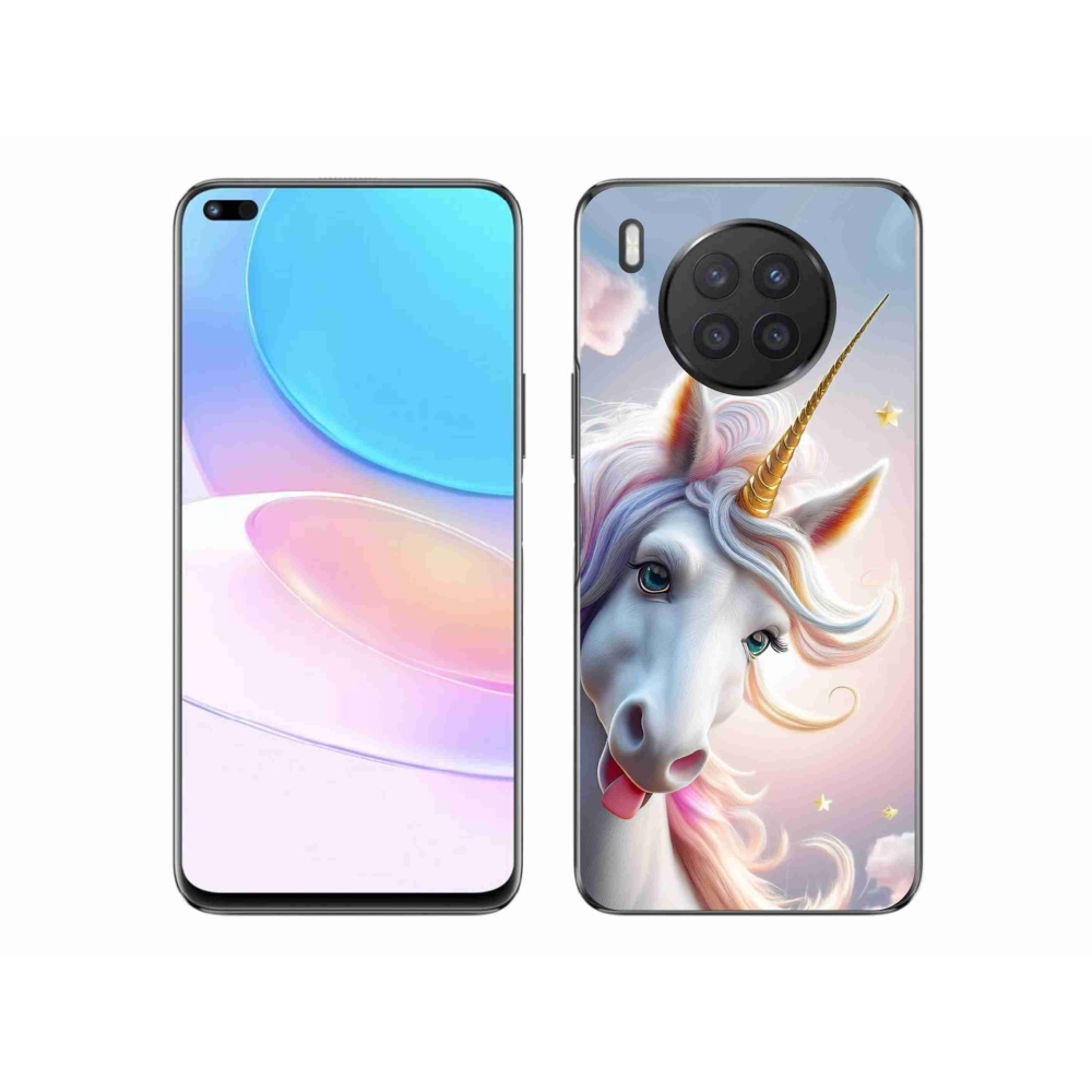 Gélový kryt mmCase na Honor 50 Lite - veselý jednorožec