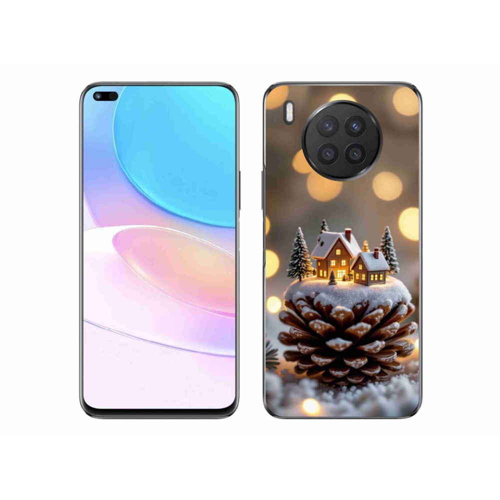 Gélový kryt mmCase na Honor 50 Lite - zimná dedinka