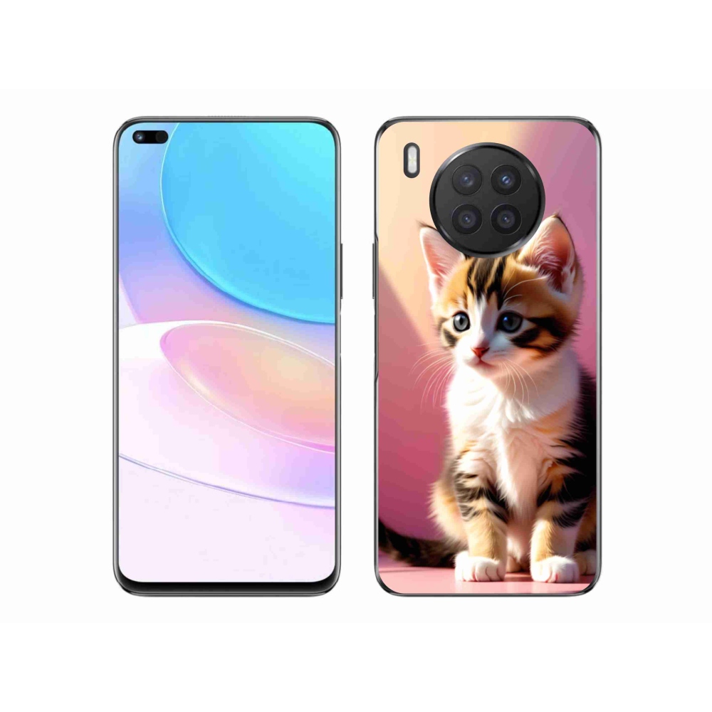 Gélový kryt mmCase na Honor 50 Lite - zvedavé mačiatko 2