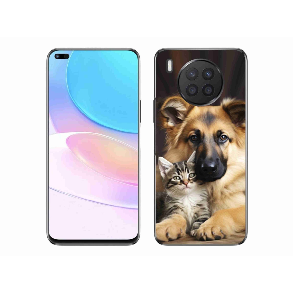 Gélový kryt mmCase na Honor 50 Lite - zvieracie priateľstvo