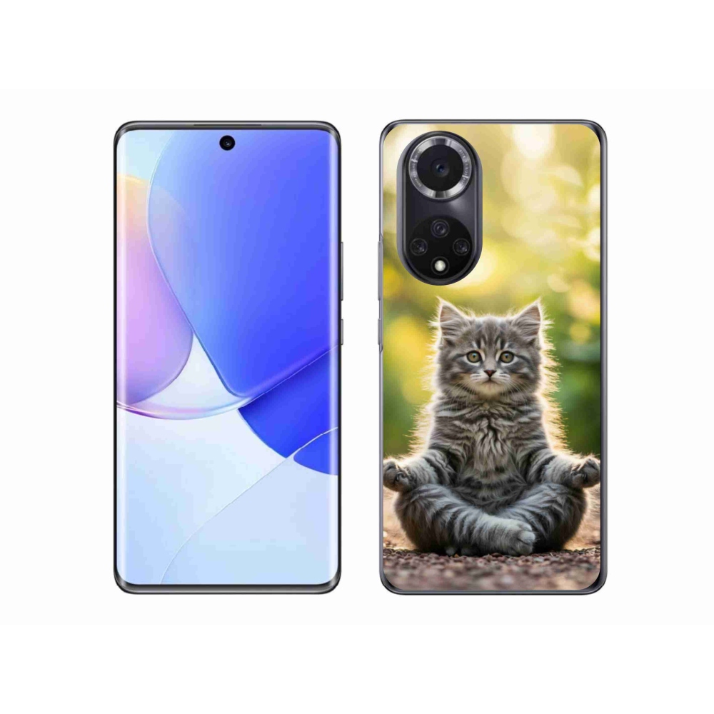 Gélový kryt mmCase na Honor 50 - meditujúce mačiatko