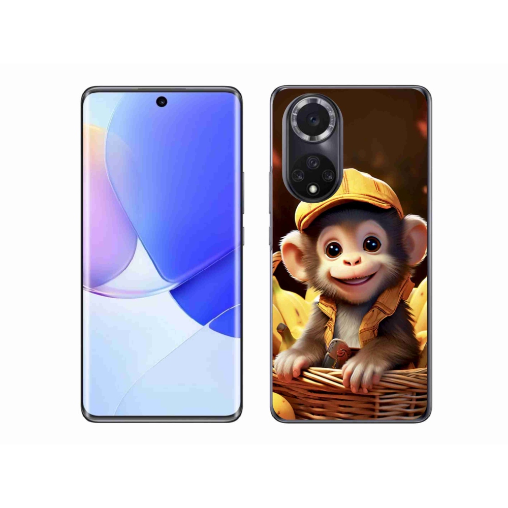 Gélový kryt mmCase na Honor 50 - opice v košíku