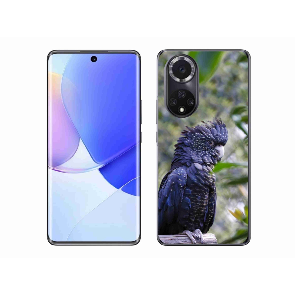 Gélový kryt mmCase na Honor 50 - papagáj kakadu čierny