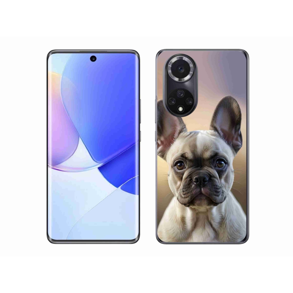 Gélový kryt mmCase na Honor 50 - roztomilý francúzsky buldoček
