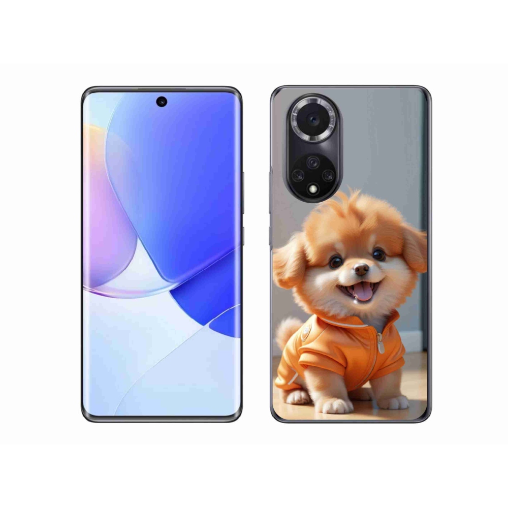 Gélový kryt mmCase na Honor 50 - roztomilý pomeranian v mikine