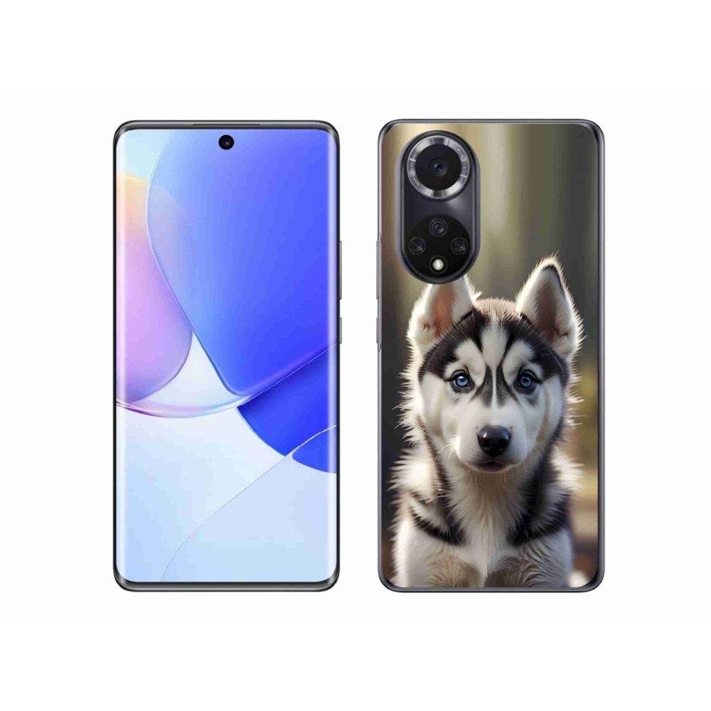 Gélový kryt mmCase na Honor 50 - roztomilý sibírsky husky
