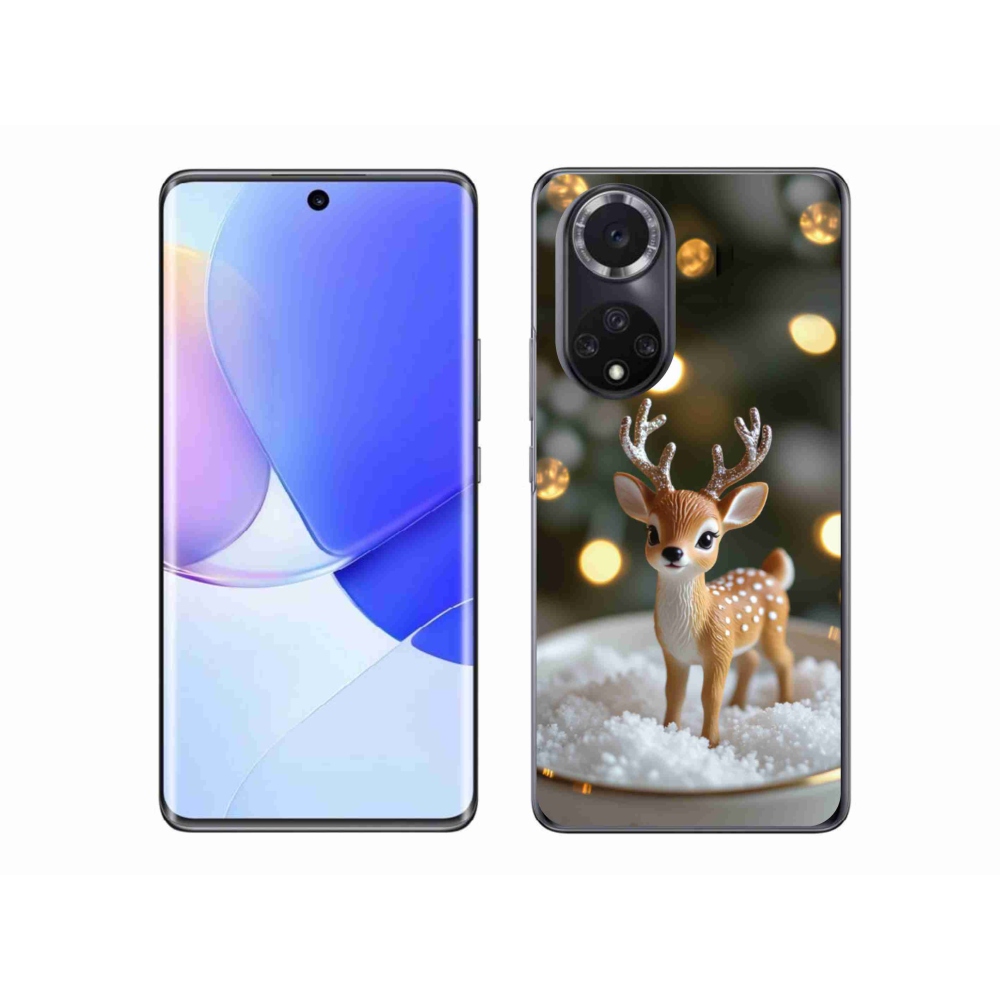 Gélový kryt mmCase na Honor 50 - roztomilý vianočný jeleň