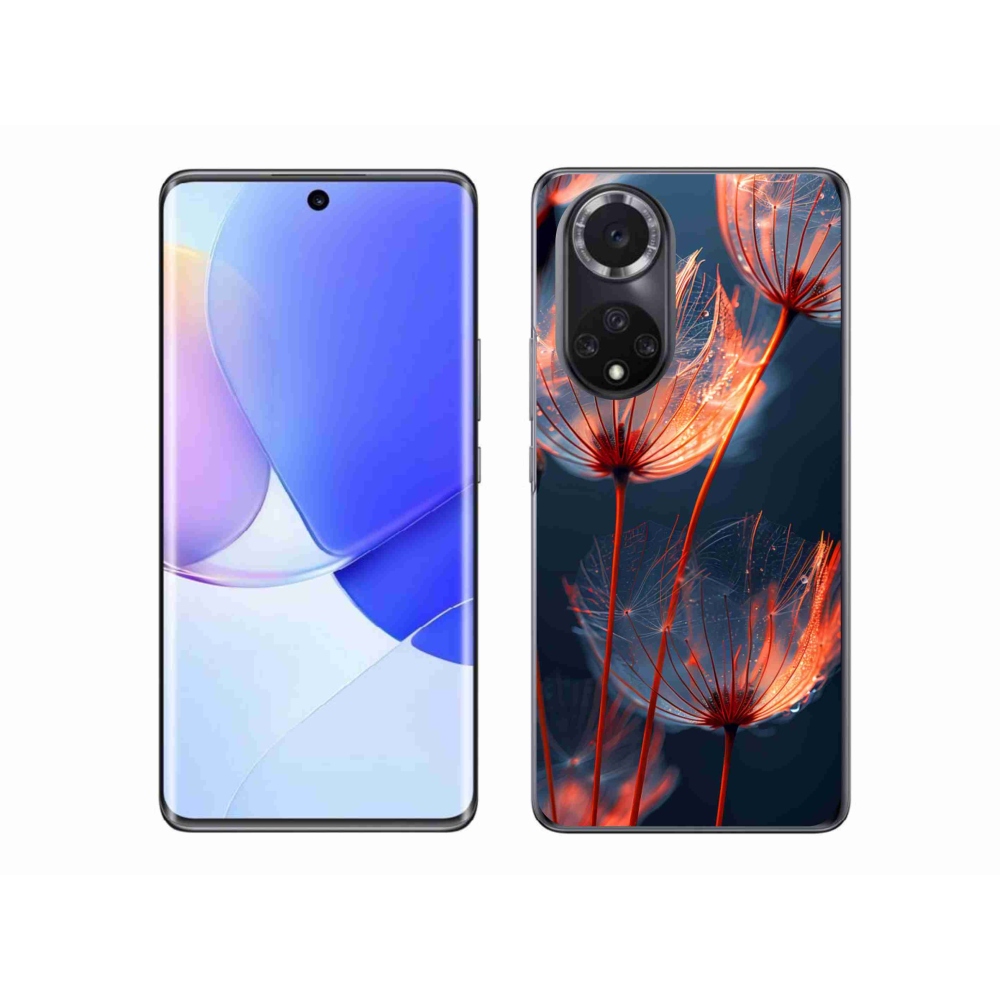 Gélový kryt mmCase na Honor 50 - svetielkujúce páperie