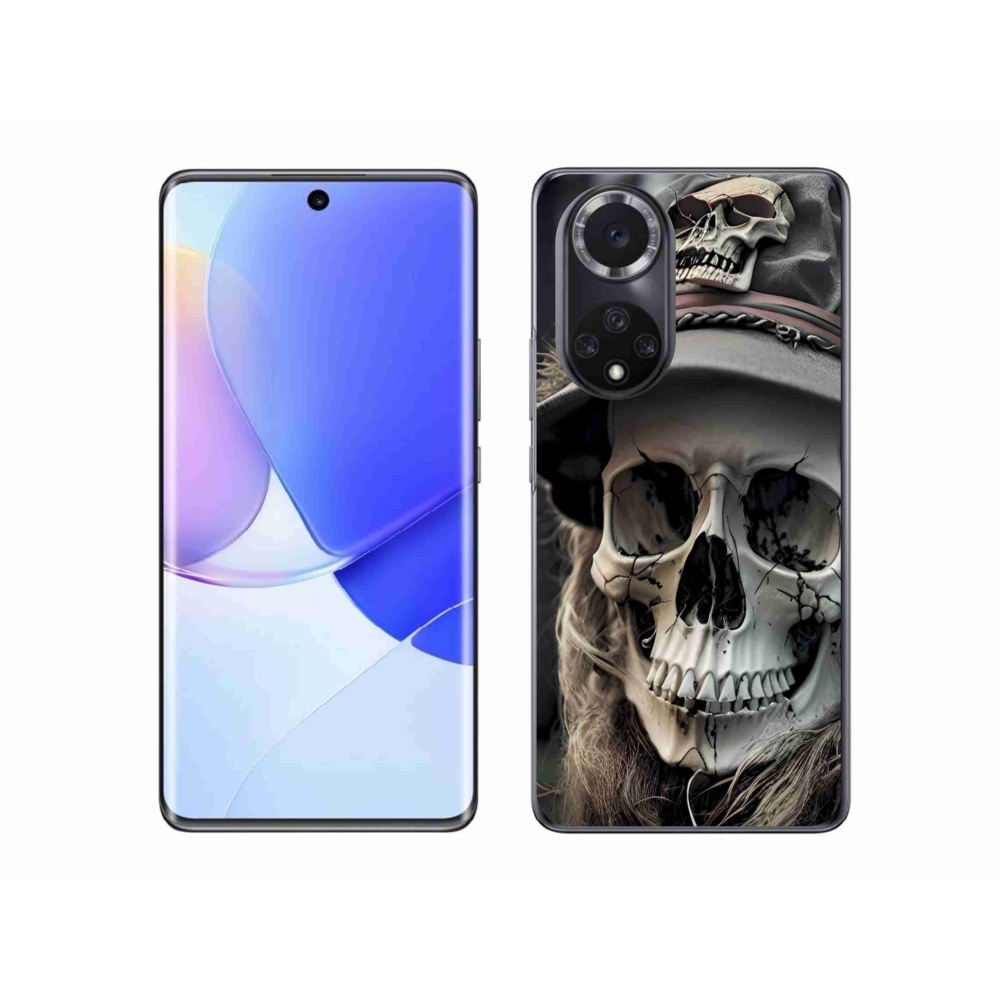 Gélový kryt mmCase na Honor 50 - temná lebka
