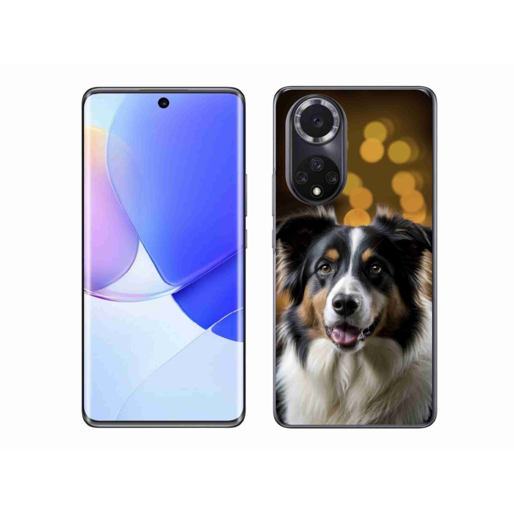 Gélový kryt mmCase na Honor 50 - usmievavý austrálsky ovčiak
