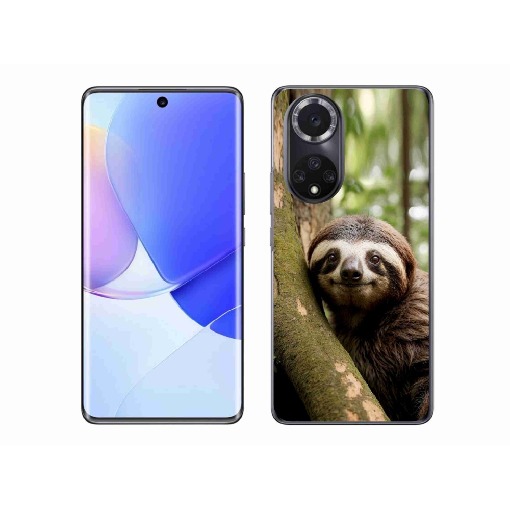Gélový kryt mmCase na Honor 50 - usmievavý leňochod