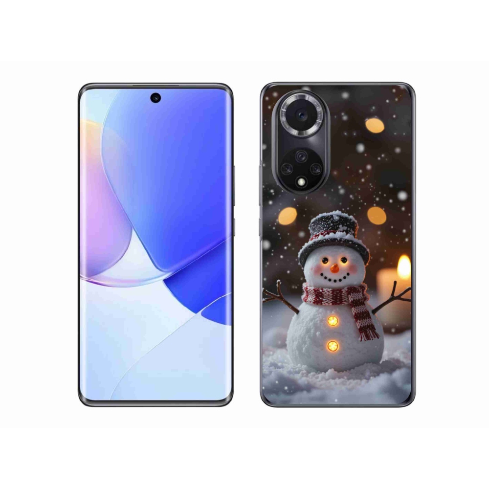 Gélový kryt mmCase na Honor 50 - veselý snehuliak