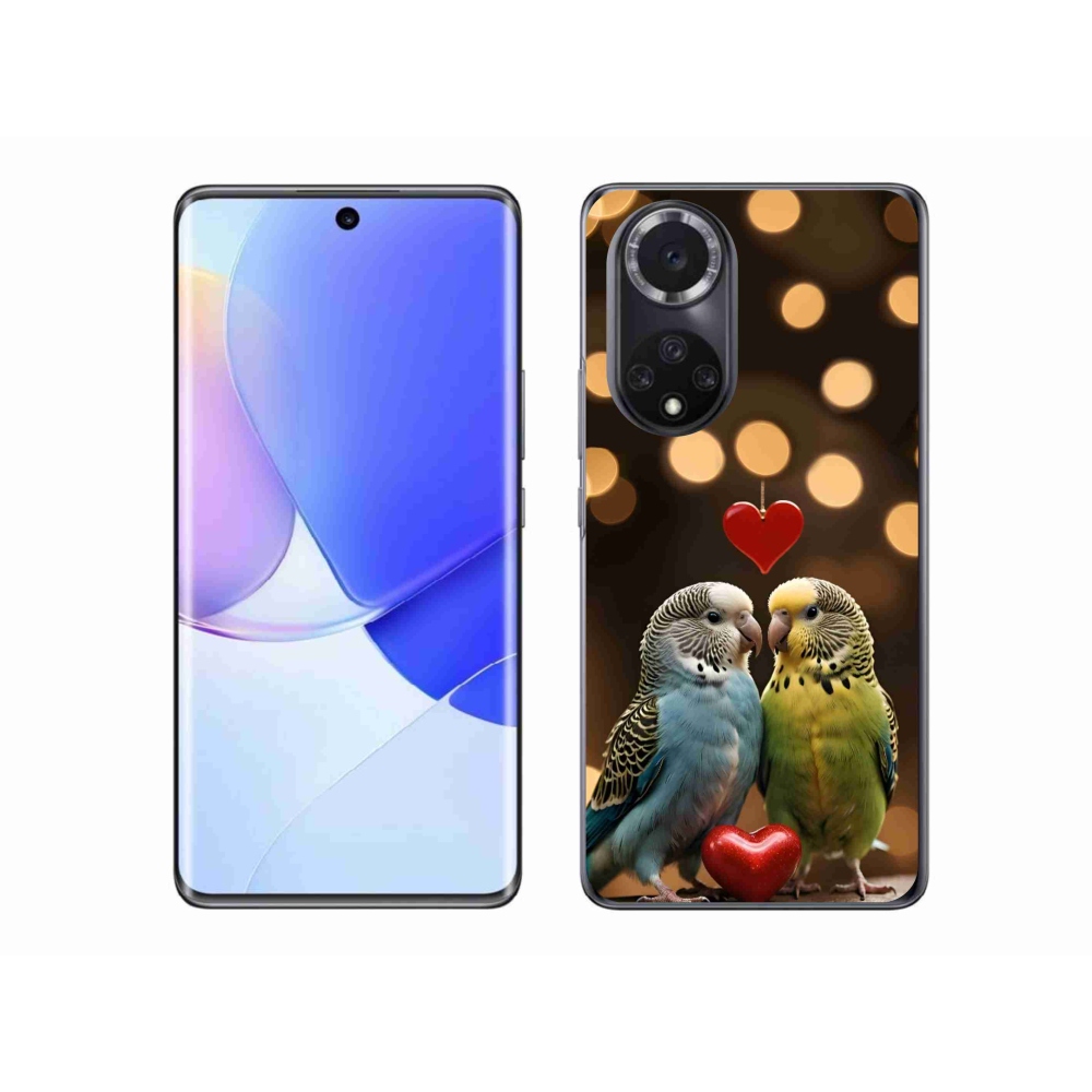 Gélový kryt mmCase na Honor 50 - zamilovaní papagáje