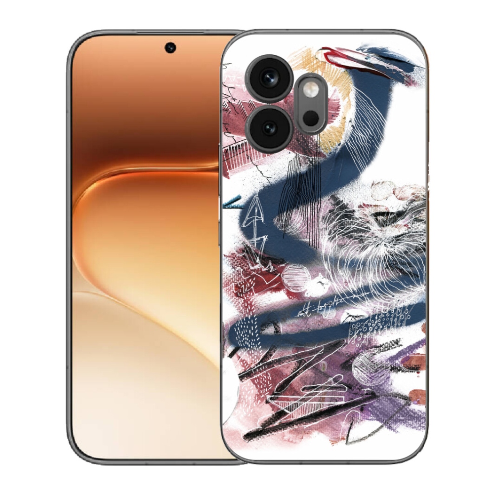 Gélový kryt mmCase na Honor 600 - abstraktný motív 28