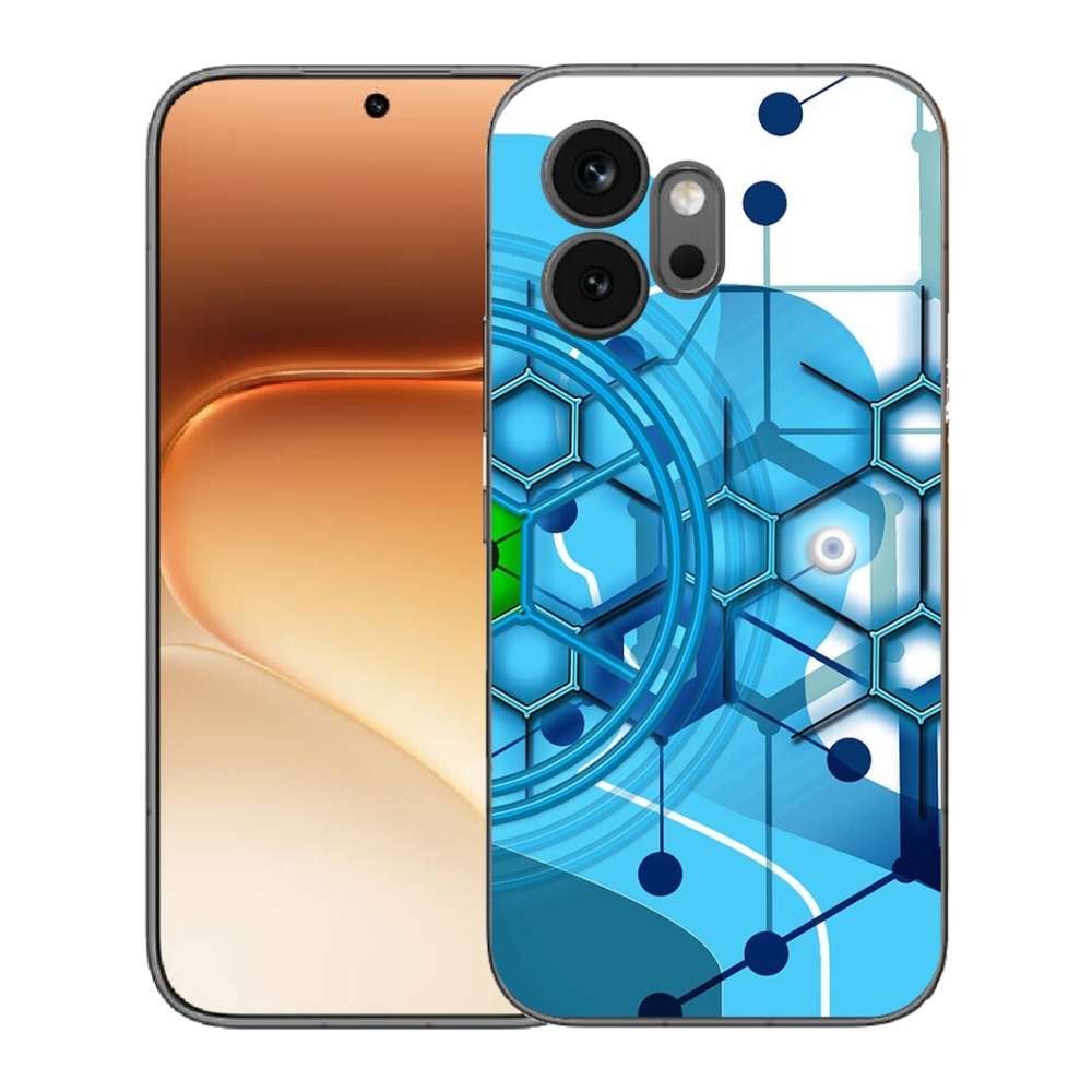 Gélový kryt mmCase na Honor 600 - abstraktný vzor 2