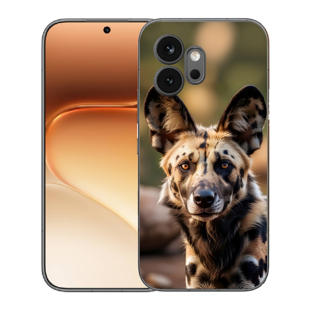 Gélový kryt mmCase na Honor 600 - africký divoký pes