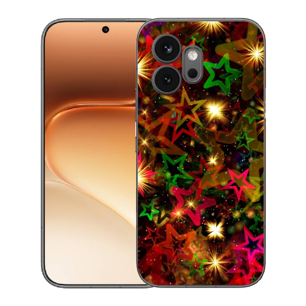 Gélový kryt mmCase na Honor 600 - farebné hviezdičky