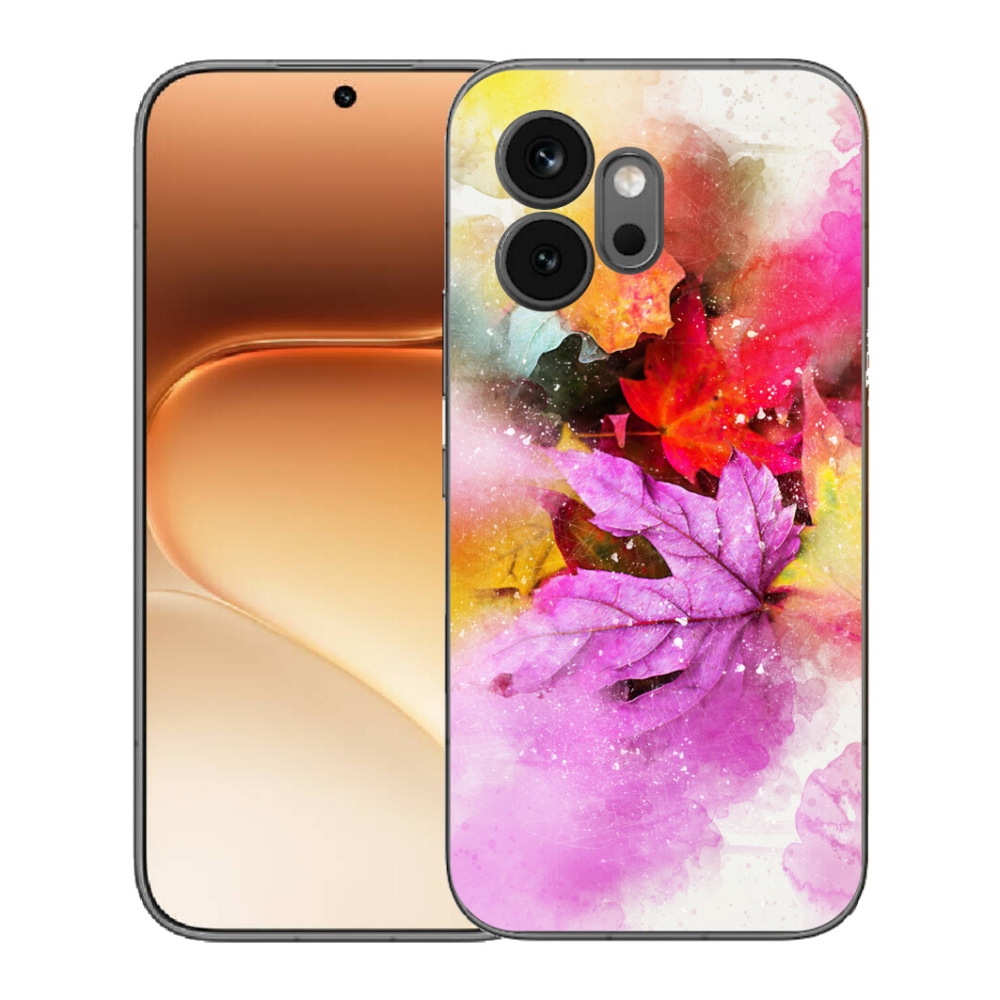 Gélový kryt mmCase na Honor 600 - farebné listy