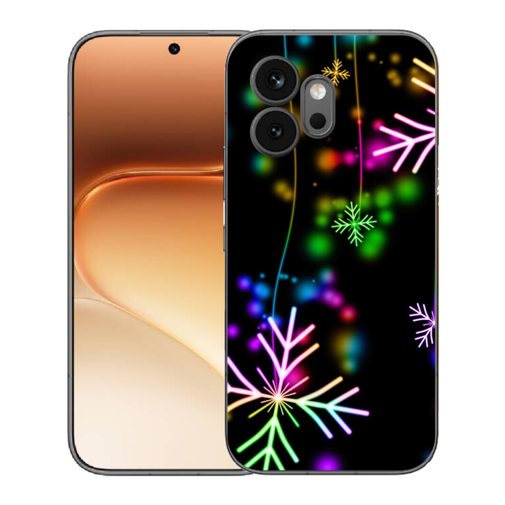 Gélový kryt mmCase na Honor 600 - farebné vločky