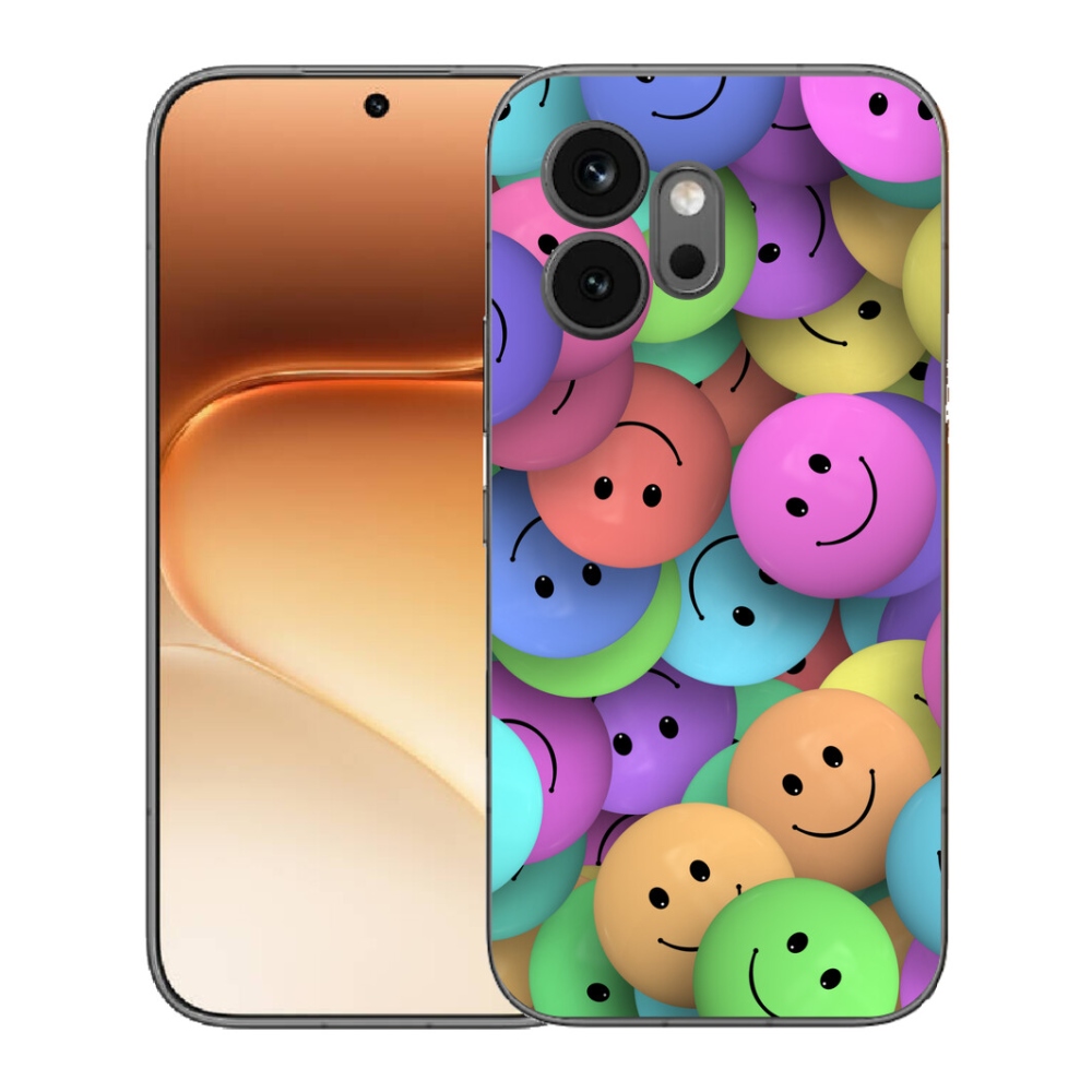 Gélový kryt mmCase na Honor 600 - farební smajlíci