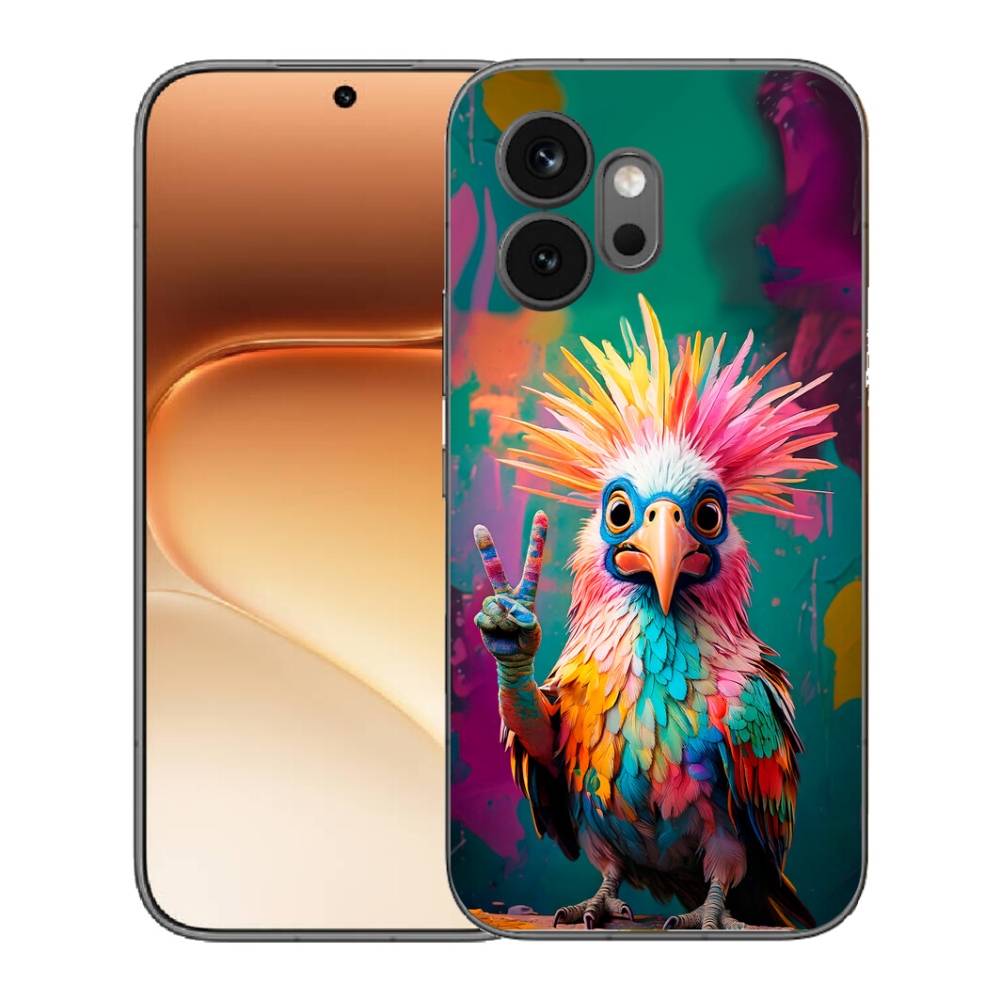 Gélový kryt mmCase na Honor 600 - farebný rebel